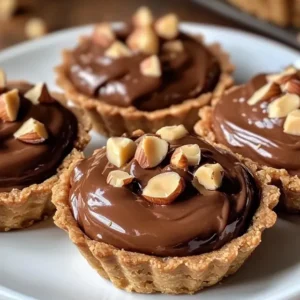 Tartelettes au Chocolat et Topping Croquant