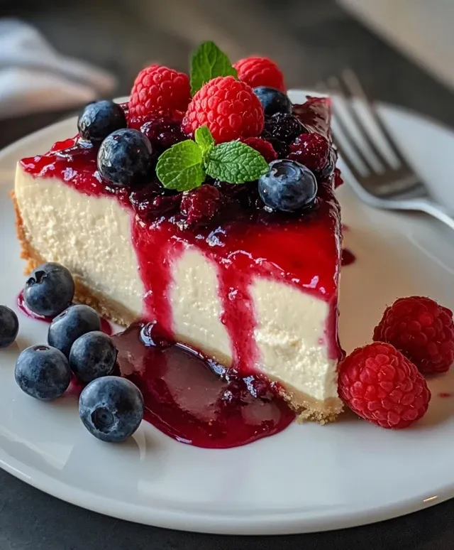 Cheesecake Aérien aux Fruits Rouges 🍓🧀