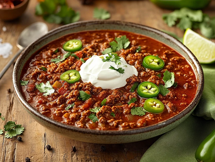 Chili con carne traditionnel 