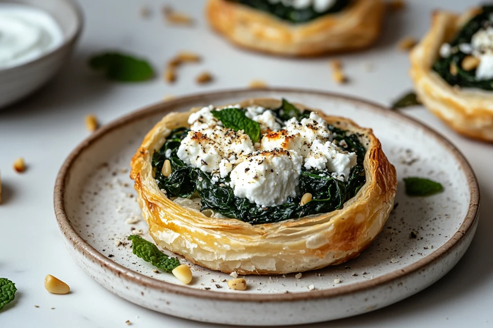 Brik aux épinards et feta