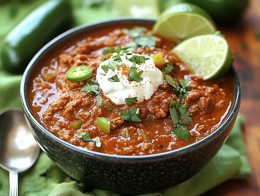Chili con carne traditionnel 