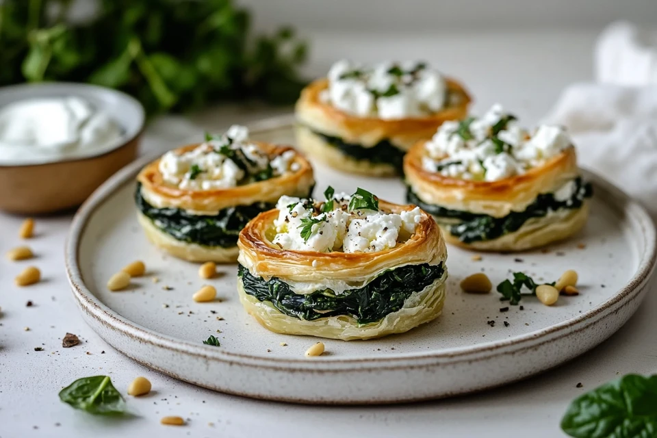 Brik aux épinards et feta