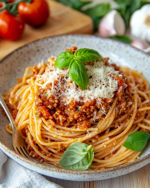 Spaghettis à la bolognaise : un plat savoureux à découvrir.