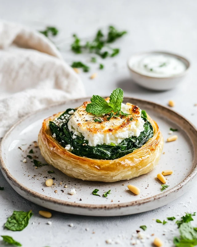 Brik aux épinards et feta