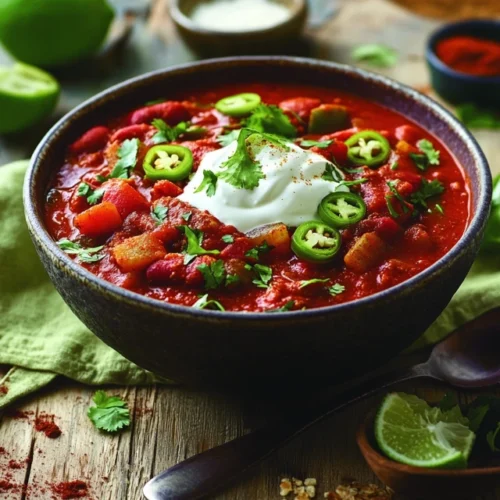 Chili con carne traditionnel