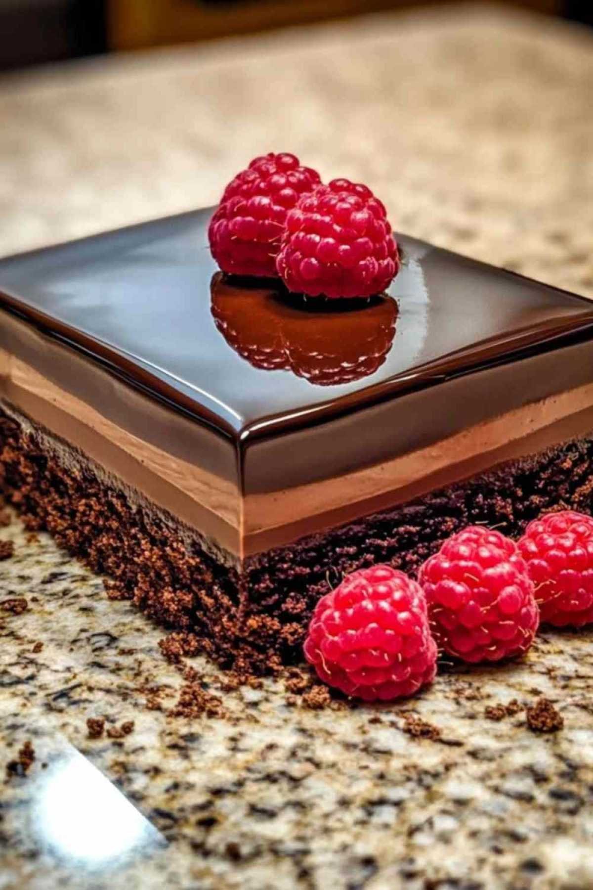 Préparation de la ganache au chocolat pour gâteau truffe