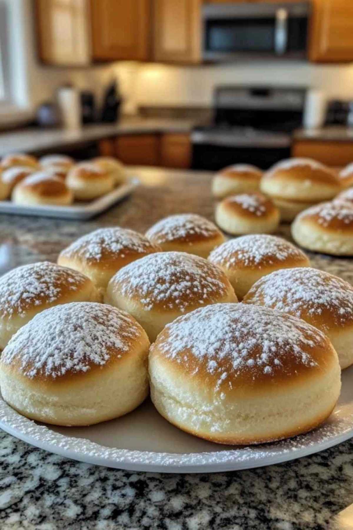 Préparation de la pâte pour beignets Bomba di Napoli