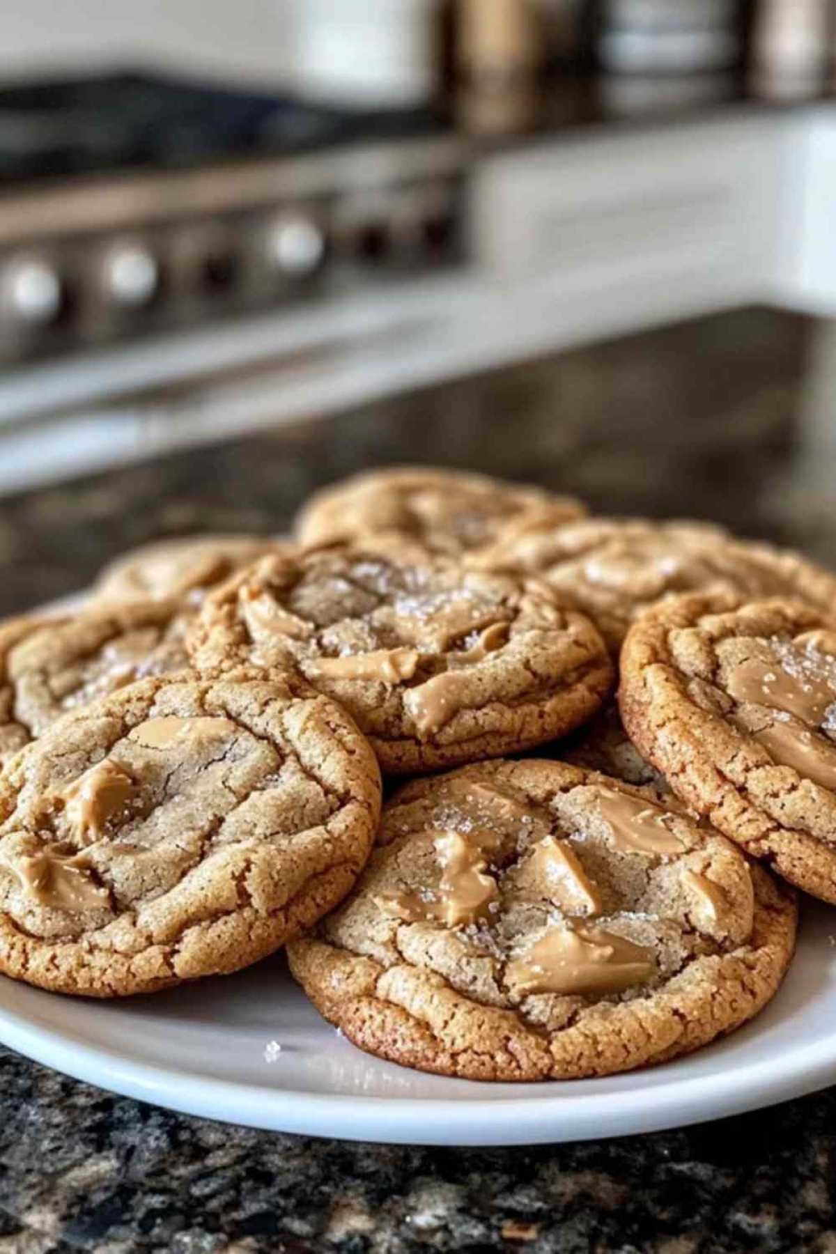 Cookies au beurre de cacahuète avec un verre de lait