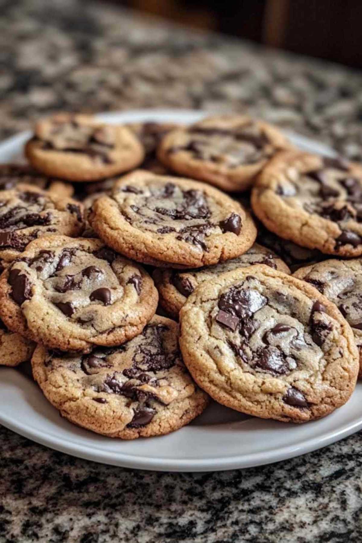 Plateau de cookies au mélange à brownie servis avec un verre de lait