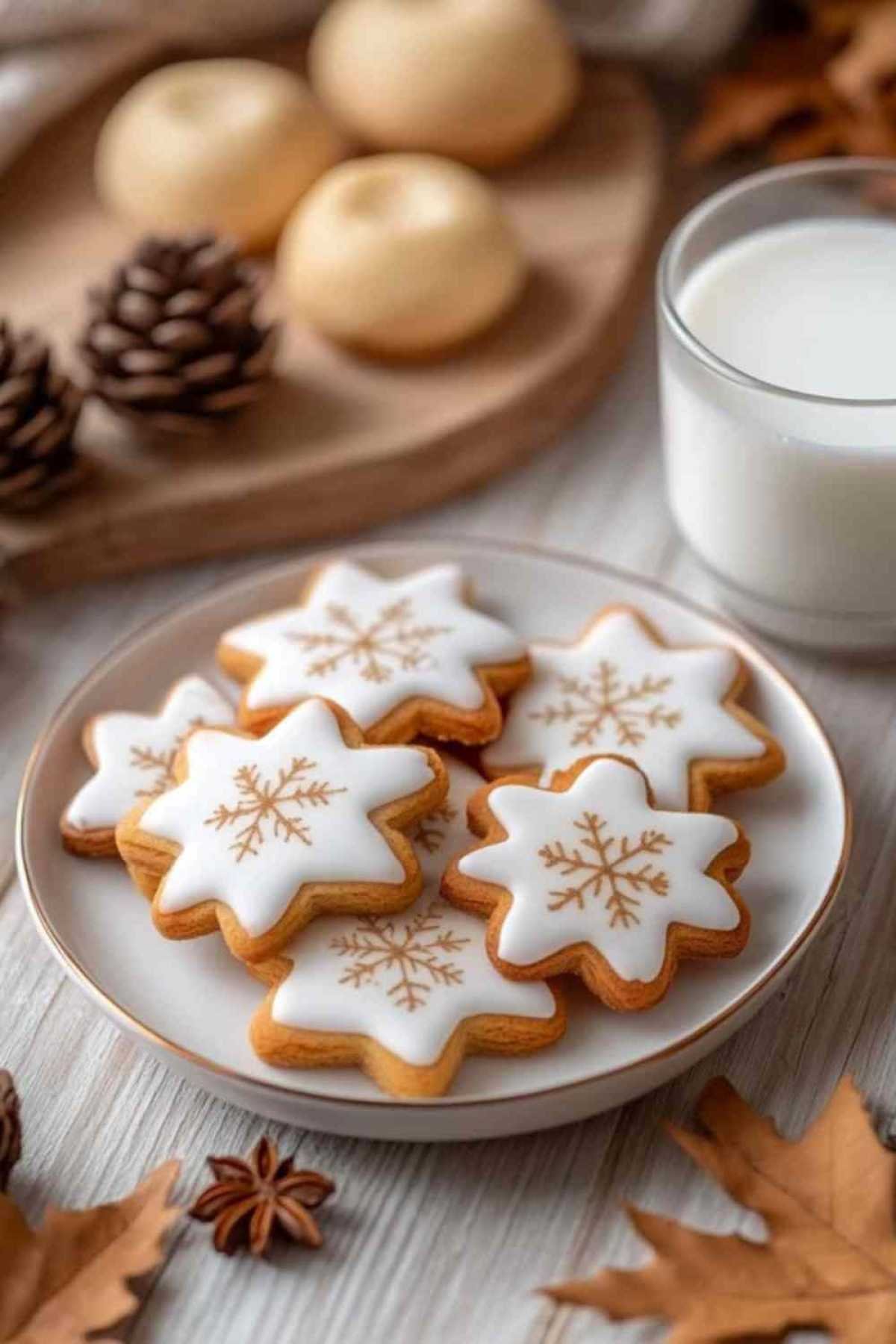 Application du glaçage à l’érable sur les cookies refroidis