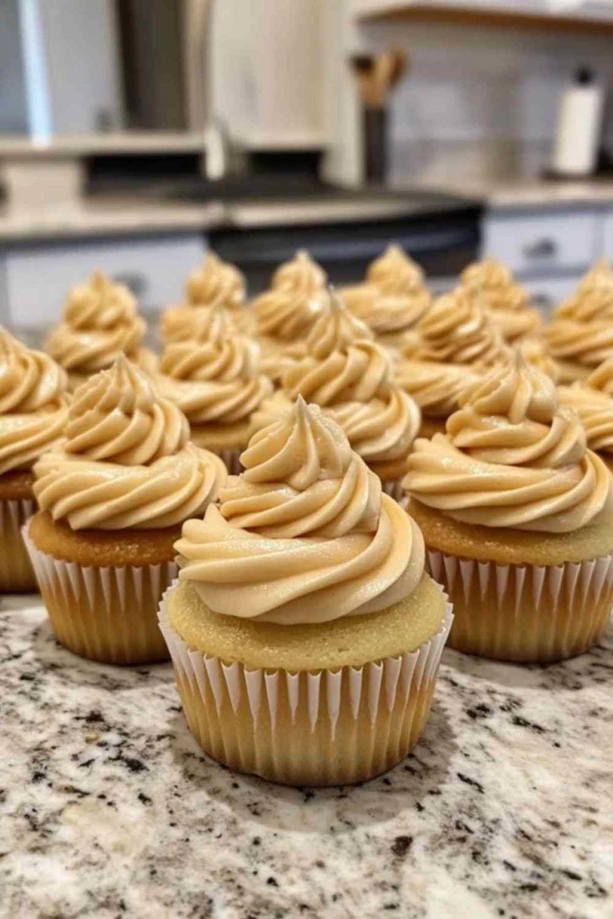 Préparation de la pâte pour cupcakes au beurre de beer