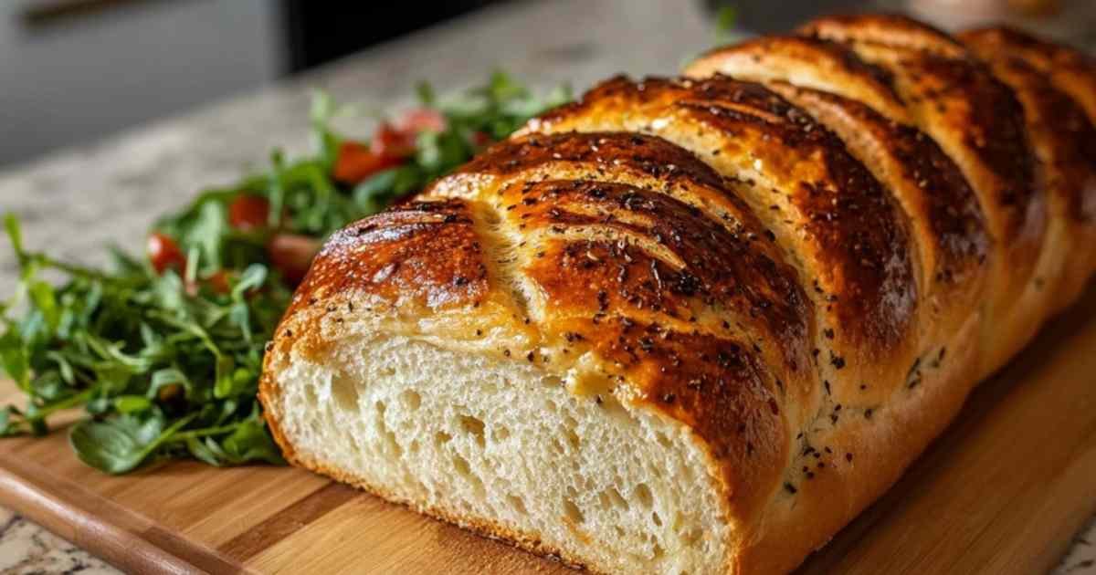 Tranches de pain au thon montrant la texture intérieure