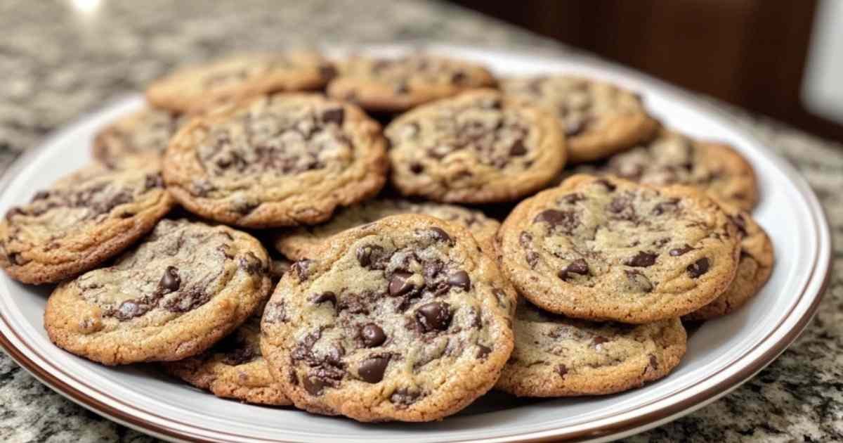 Cookies au mélange à brownie fraîchement sortis du four sur une grille de refroidissement