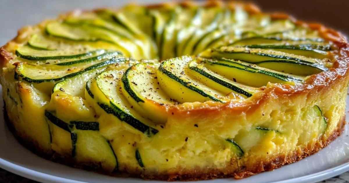 flan de courgettes au jambon