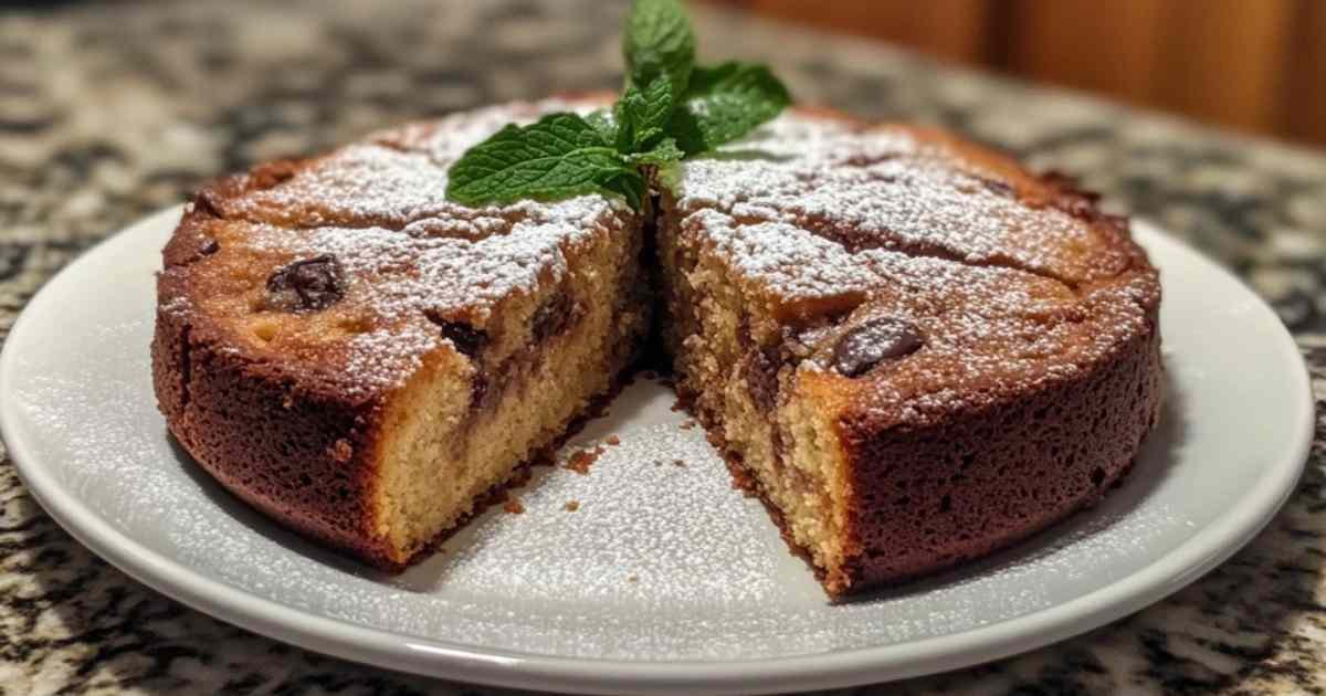 Gâteau au yaourt grec fait maison, moelleux et doré