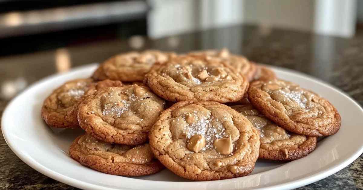 Cookies au beurre de cacahuète épais et moelleux fraîchement sortis du four
