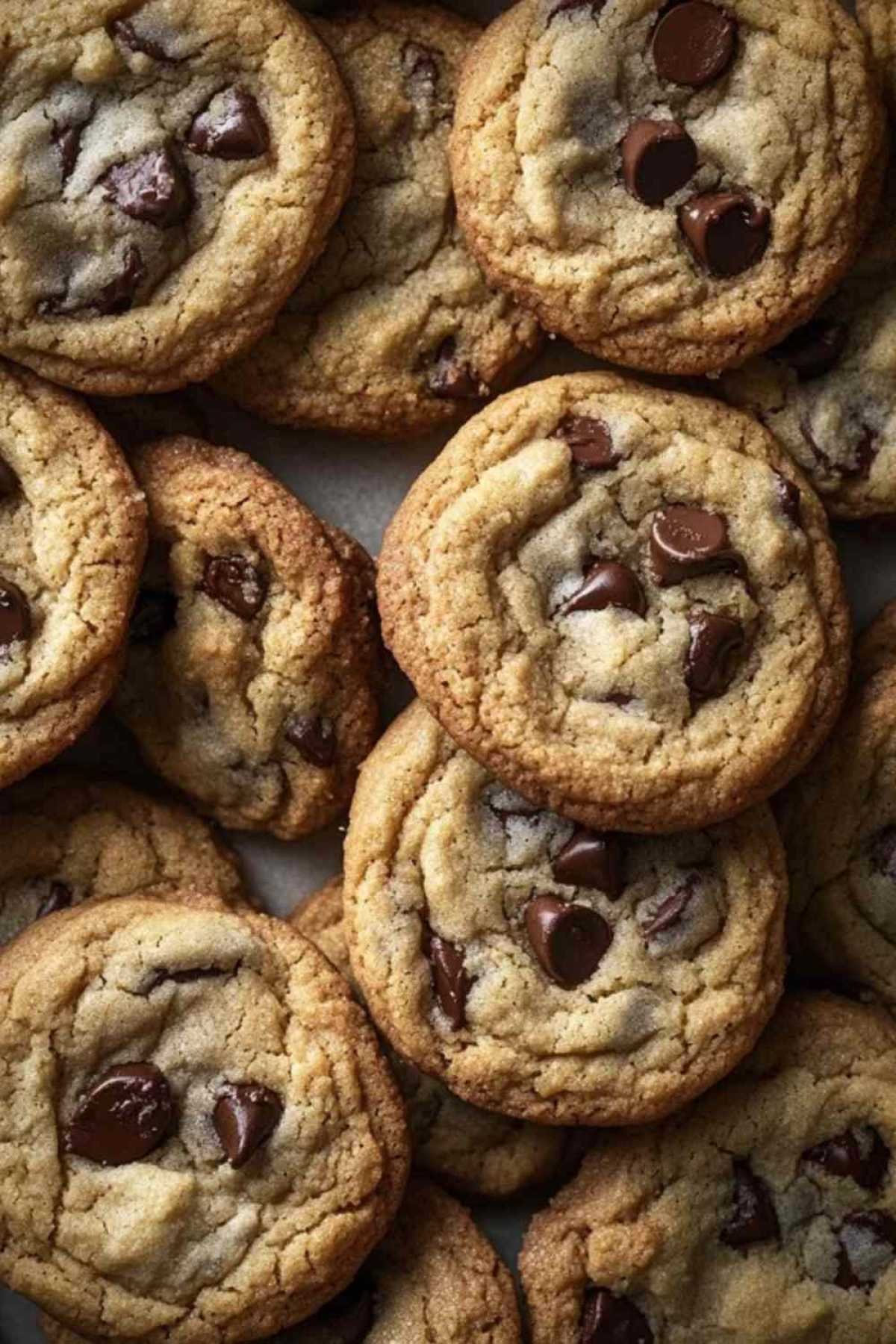 Cookies aux pépites de chocolat fraîchement sortis du four