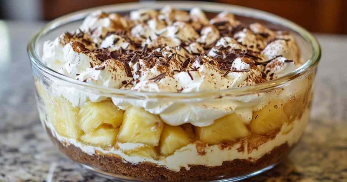 Préparation de la crème pour tiramisu coco ananas