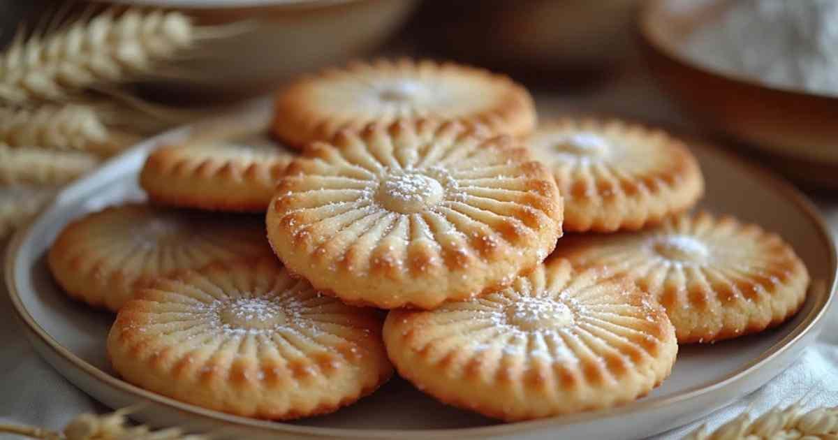 Biscuits au pissenlit dorés et croustillants
