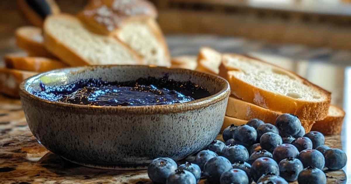 Pot de beurre aux myrtilles maison onctueux