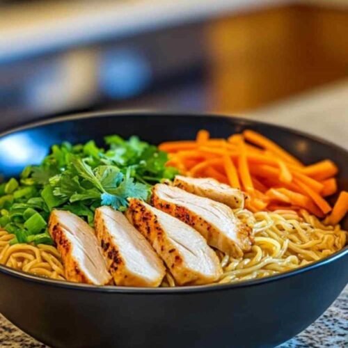 Préparation du bouillon crémeux à l’ail pour ramen