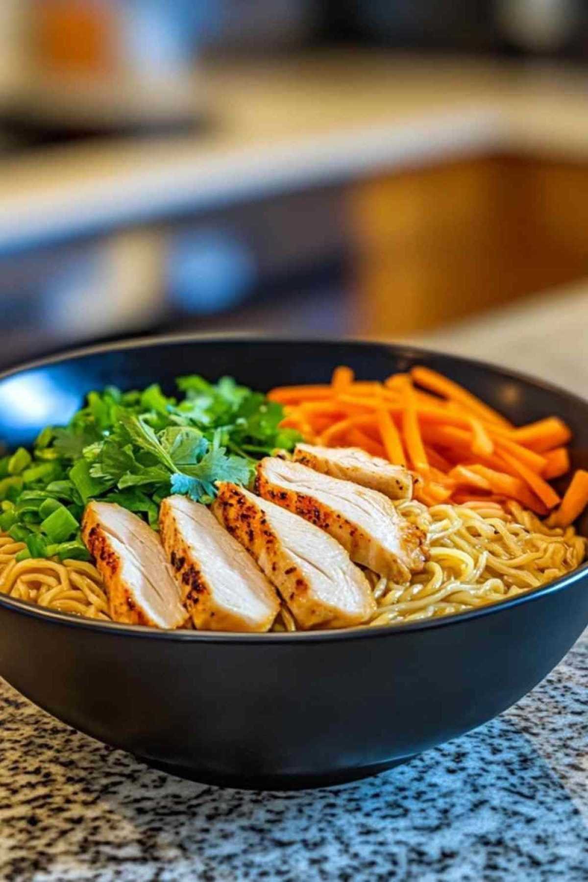 Préparation du bouillon crémeux à l’ail pour ramen