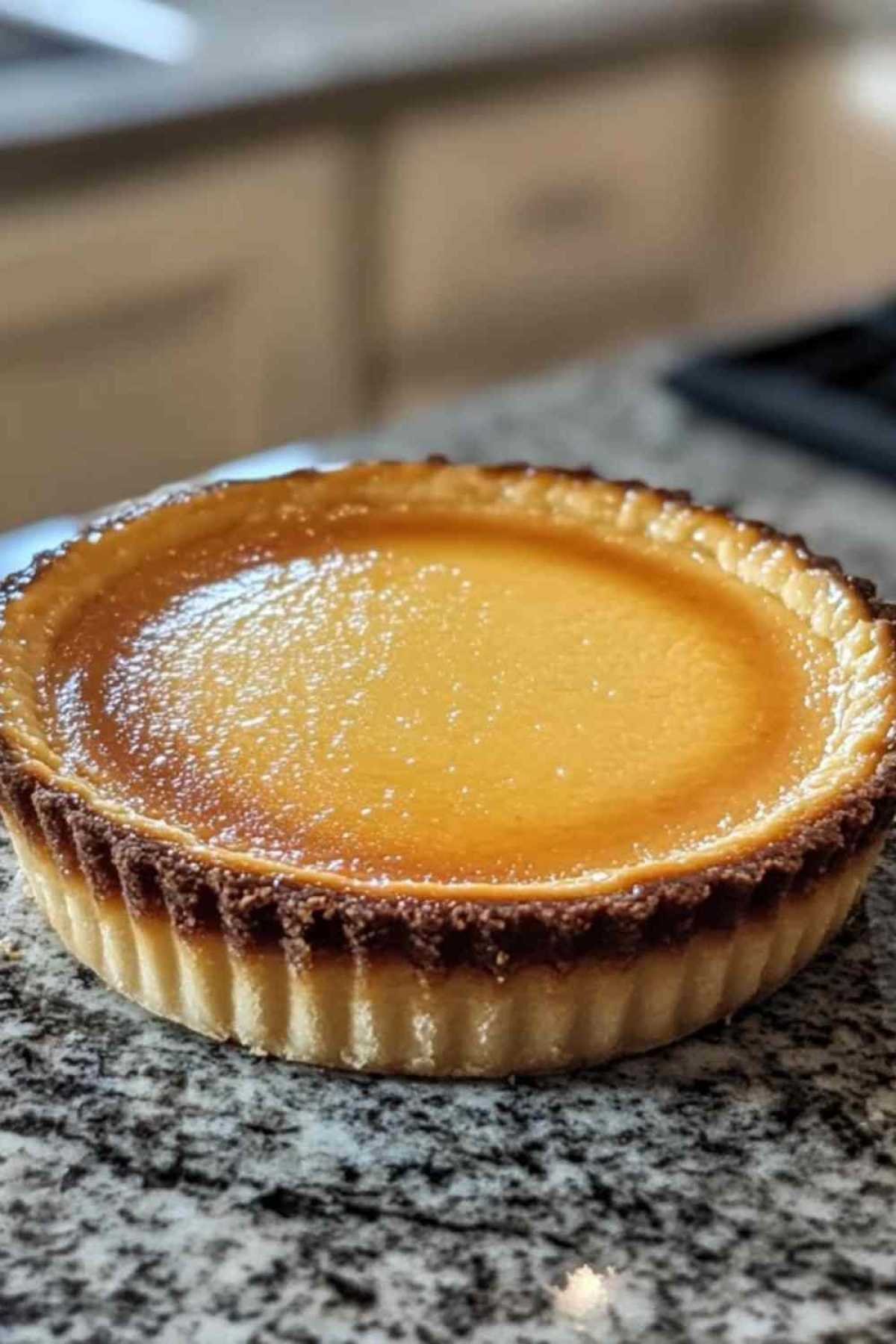 Préparation de la crème pour flan parisien