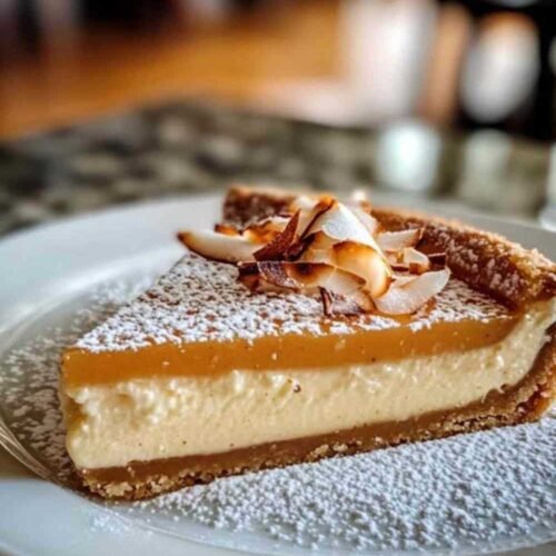 Préparation de la pâte pour tarte à la noix de coco sans croûte