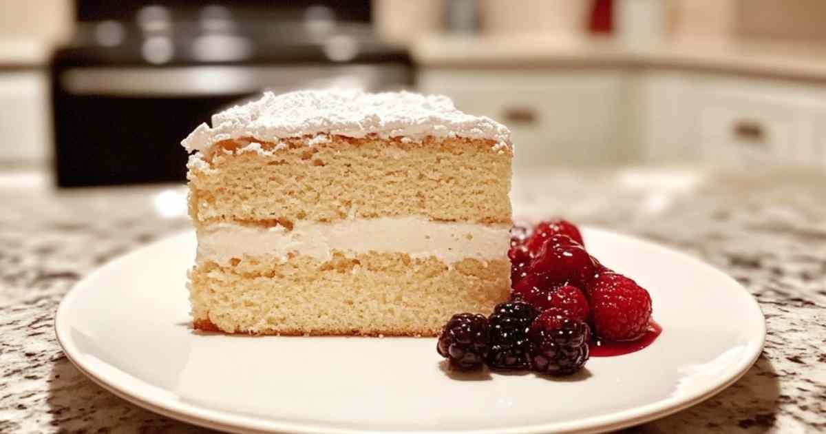 Gâteau nuage à la texture aérienne et légère
