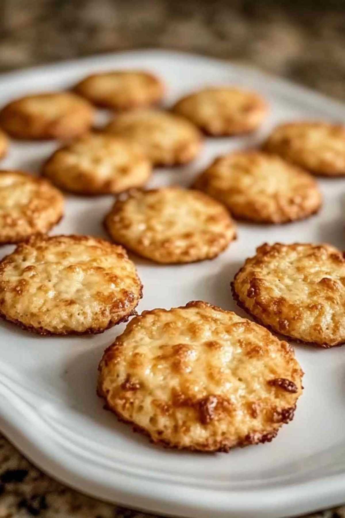 Cookies salés aux lardons et comté servis à l’apéritif