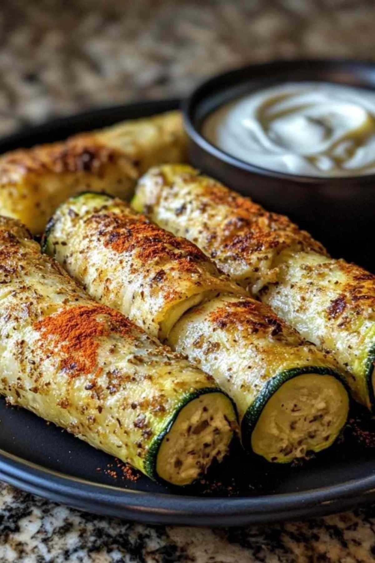 Croustillants courgettes fromage dorés et croustillants après cuisson